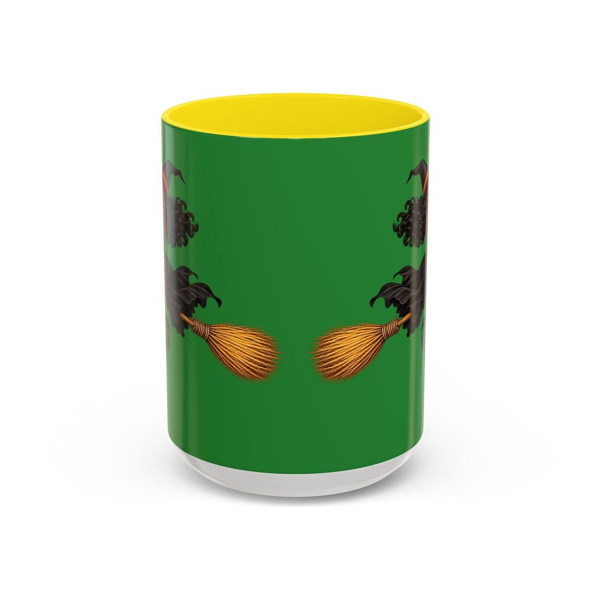 Velvet Vex Green Accent Mug by CreepyCrafts.boo