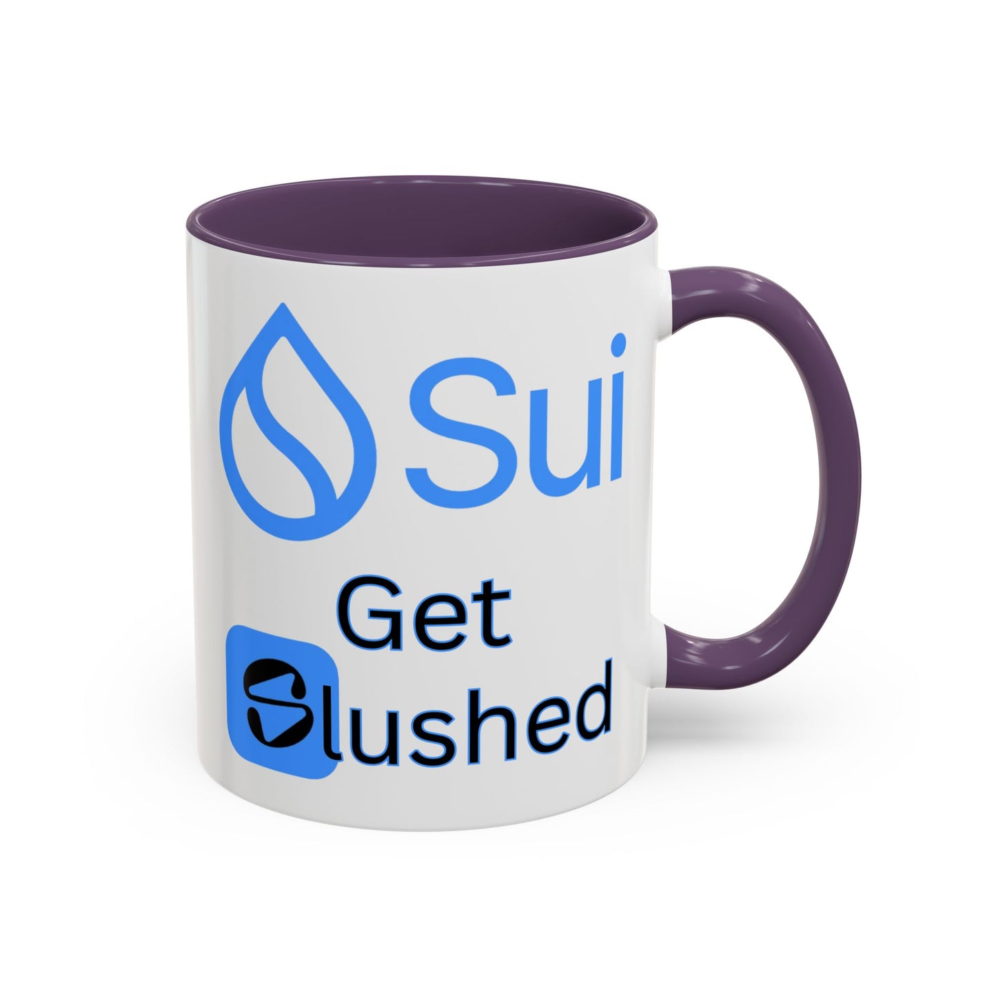 Sui: Get Slushed White Accent Mug by cypherpunkgear.com