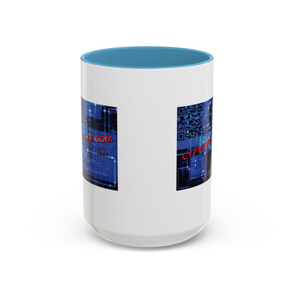 Cypherpunkgear.com logo Accent Mug by cypherpunkgear.com