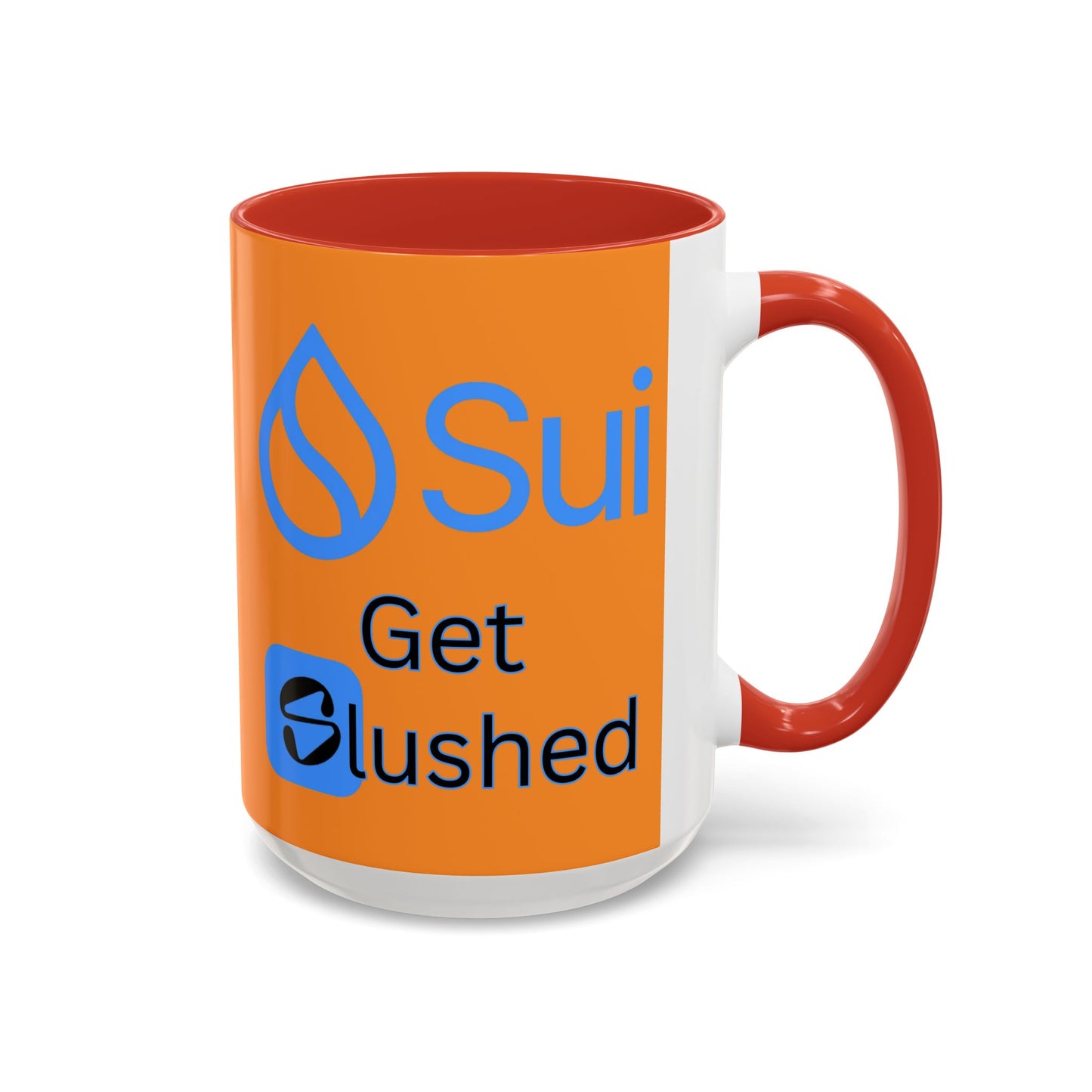 Sui: Get Slushed Orange Accent Mug by cypherpunkgear.com