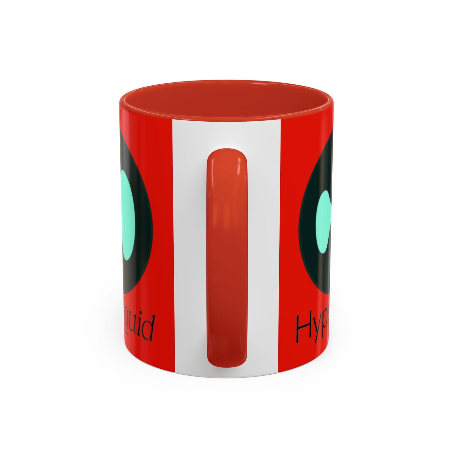 Hyperliquid Black font Red Accent Mug by cypherpunkgear.com