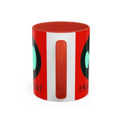 Hyperliquid Black font Red Accent Mug by cypherpunkgear.com