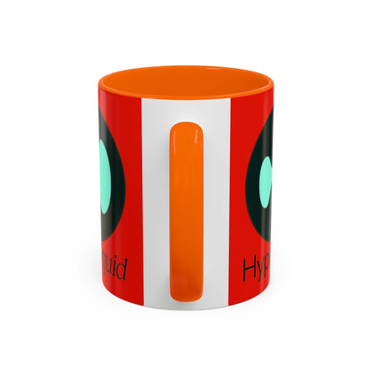 Hyperliquid Black font Red Accent Mug by cypherpunkgear.com