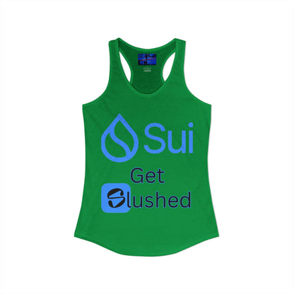 Sui: Get Slushed Women's Racerback Tank Top by cypherpunkgear.com
