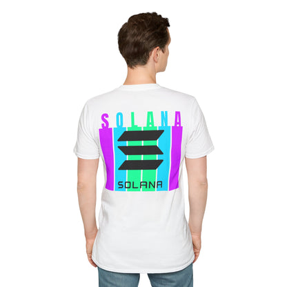 2-sided, Solana Light colors Unisex T-Shirt by cypherpunkgear.com