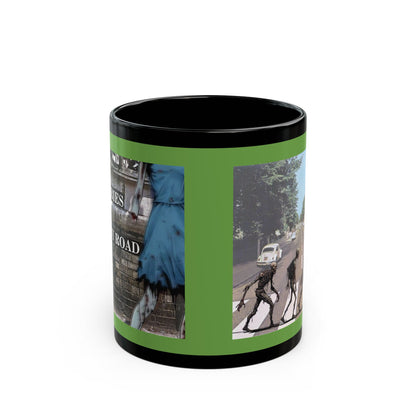 2-sided, Scabby Road Green Mug by CreepyCrafts.boo