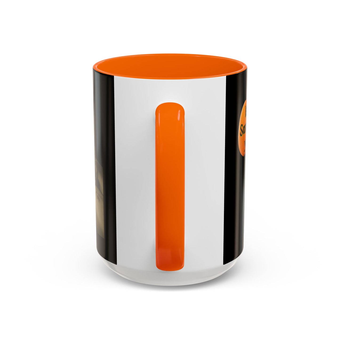 Is it Samhain yet? Skeleton's Pumpkin Black Accent Mug by CreepyCrafts.boo