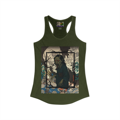 Yōkai Happy Halloween Women's Racerback Tank Top by CreepyCrafts.boo