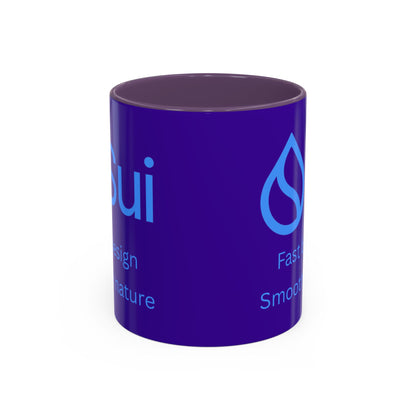 SUI Purple Accent Mug by cypherpunkgear.com