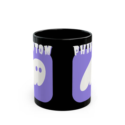 Phantom Hot Wallet Black Mug by cypherpunkgear.com