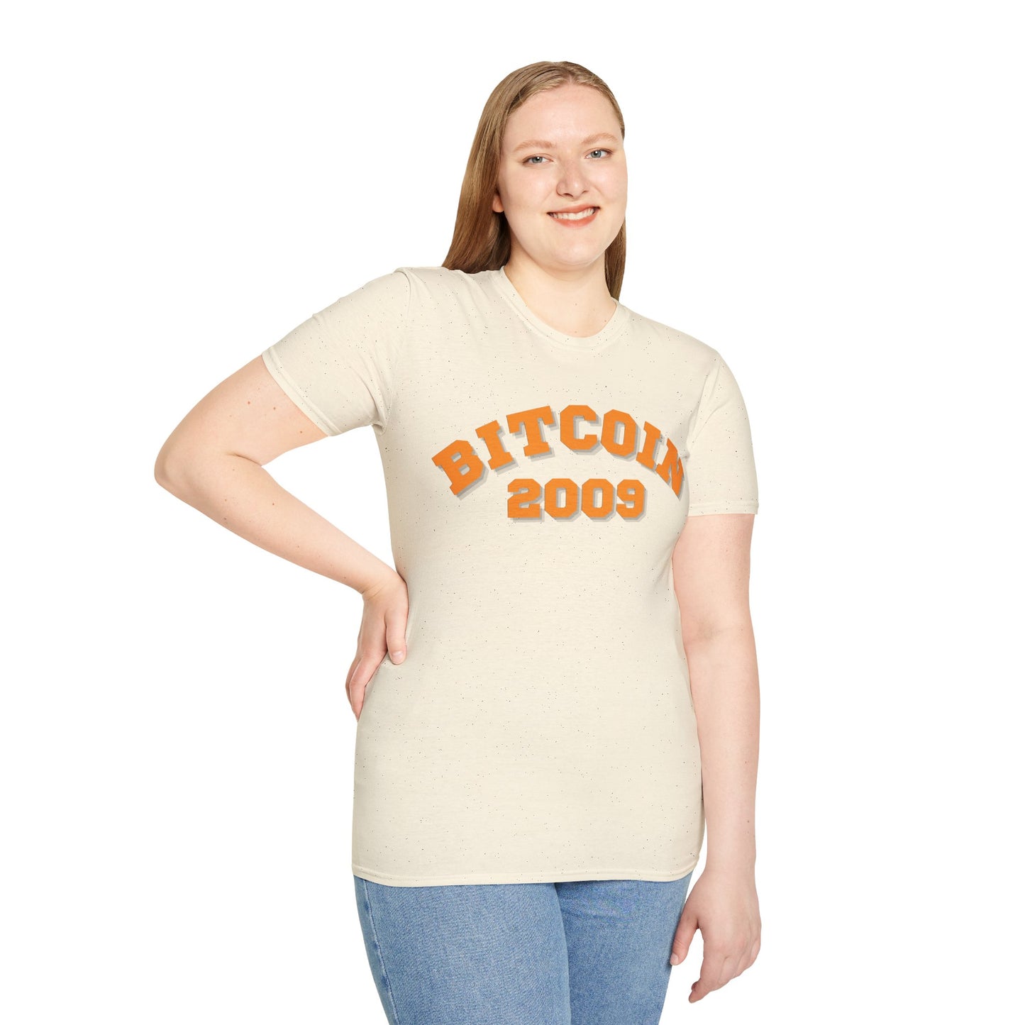 Bitcoin 2009 Light colors Unisex T-Shirt by cypherpunkgear.com