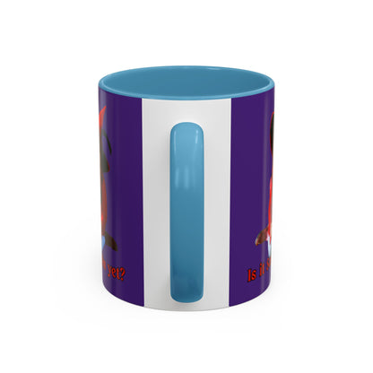 Is it Samhain yet? Dark Purple Accent Mug by CreepyCrafts.boo