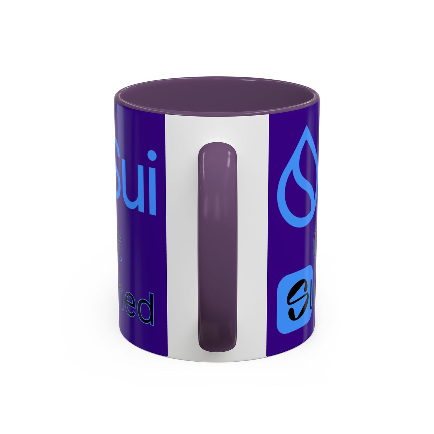 Sui: Get Slushed Purple Accent Mug by cypherpunkgear.com