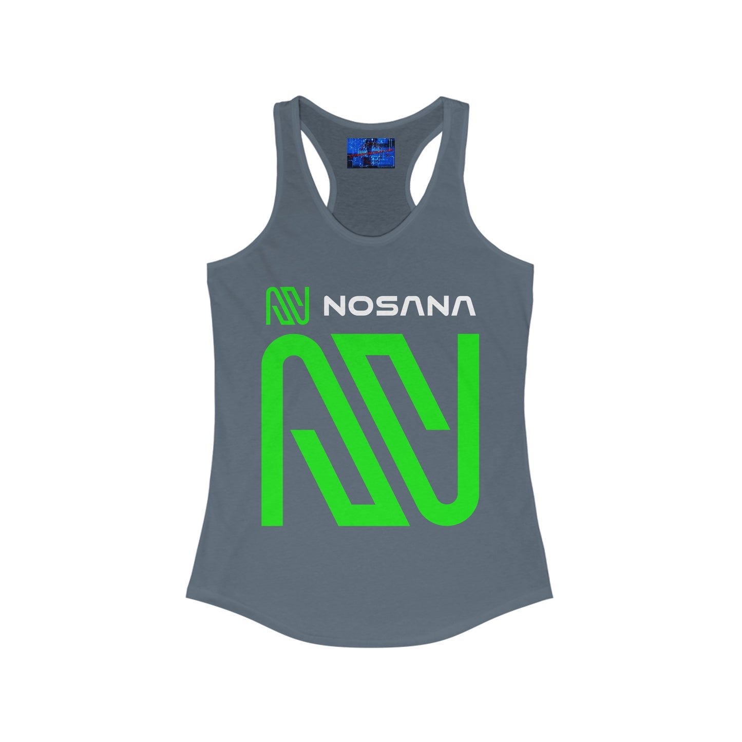 Nosana (NOS) Women's Racerback Tank Top by cypherpunkgear