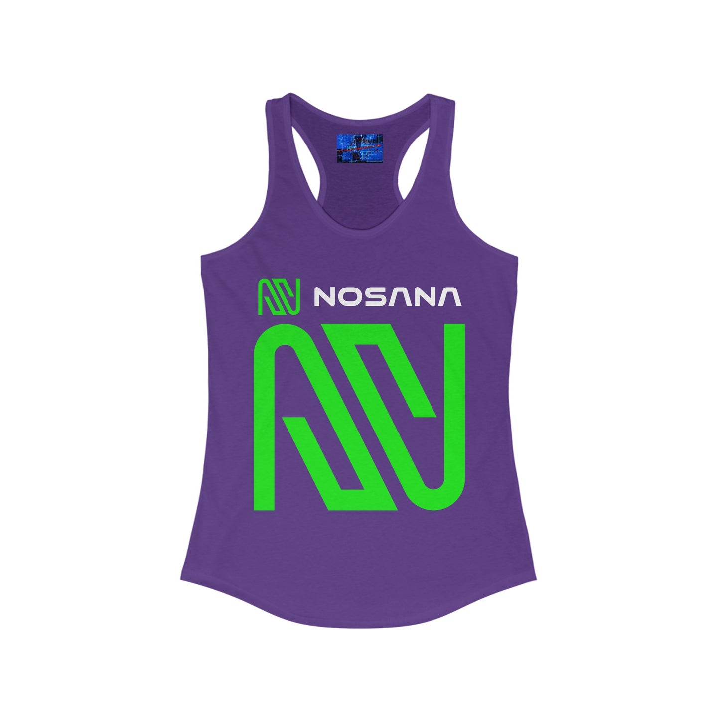 Nosana (NOS) Women's Racerback Tank Top by cypherpunkgear