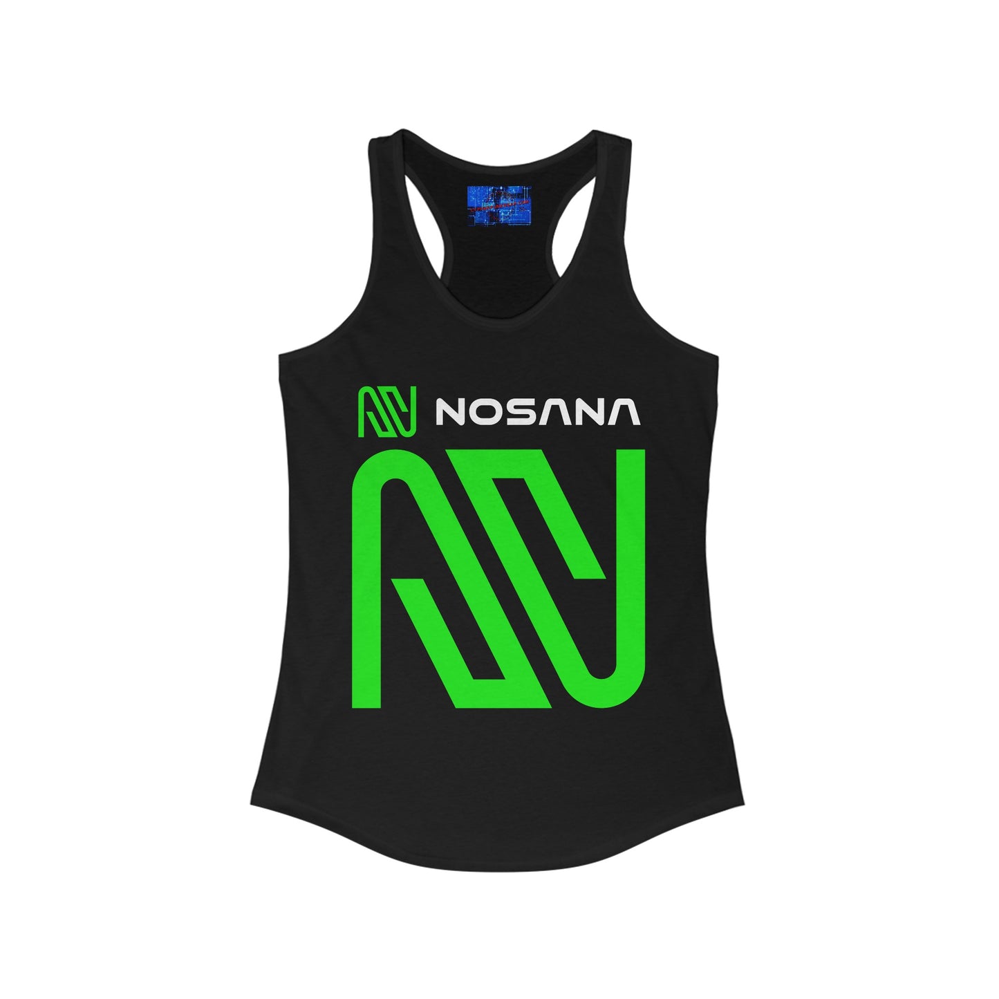 Nosana (NOS) Women's Racerback Tank Top by cypherpunkgear