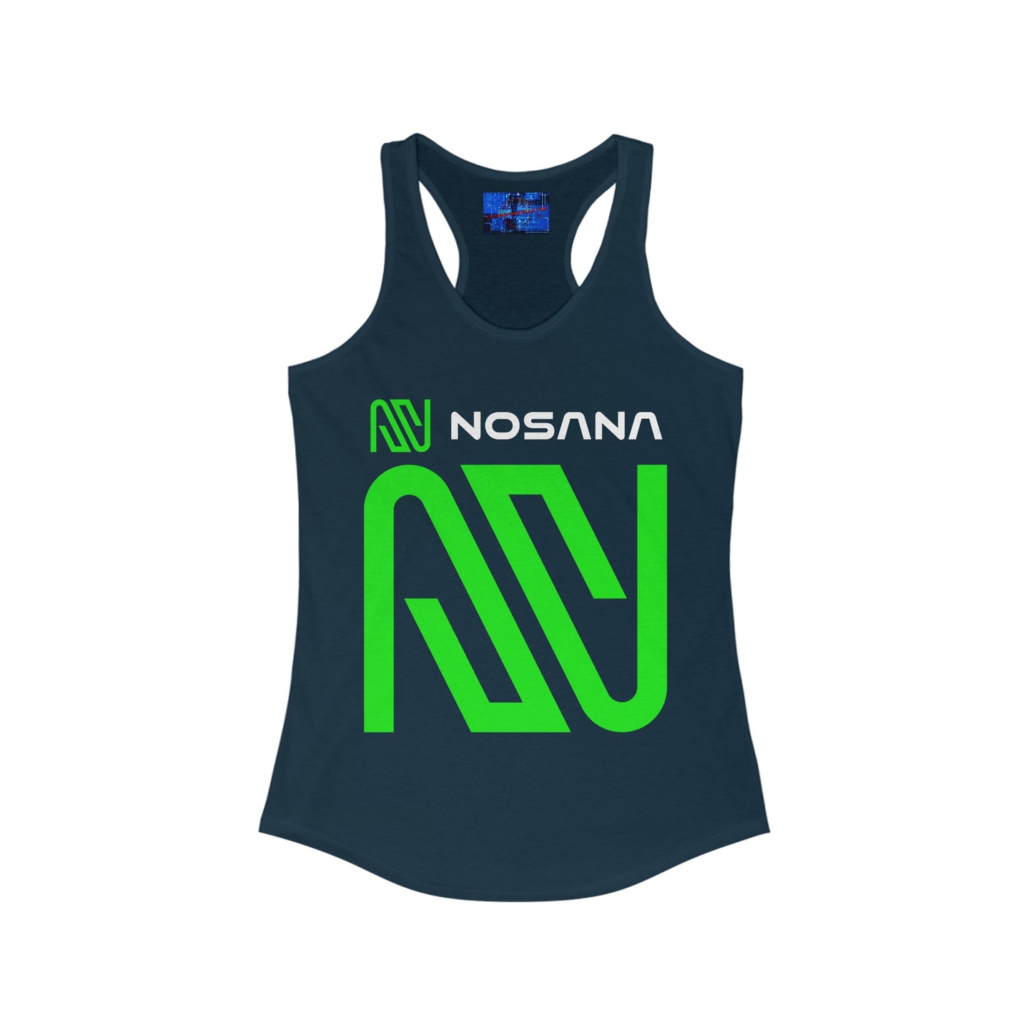 Nosana (NOS) Women's Racerback Tank Top by cypherpunkgear