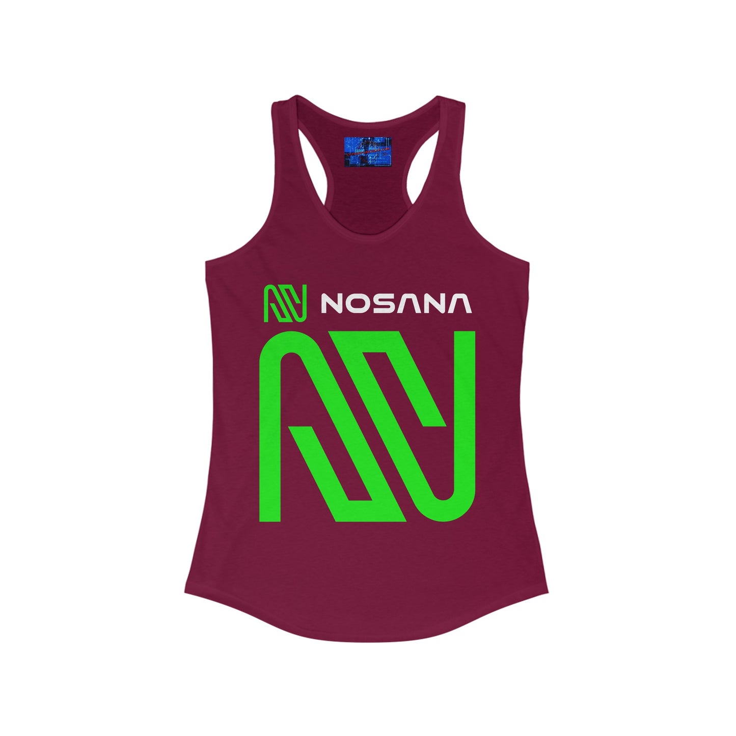 Nosana (NOS) Women's Racerback Tank Top by cypherpunkgear