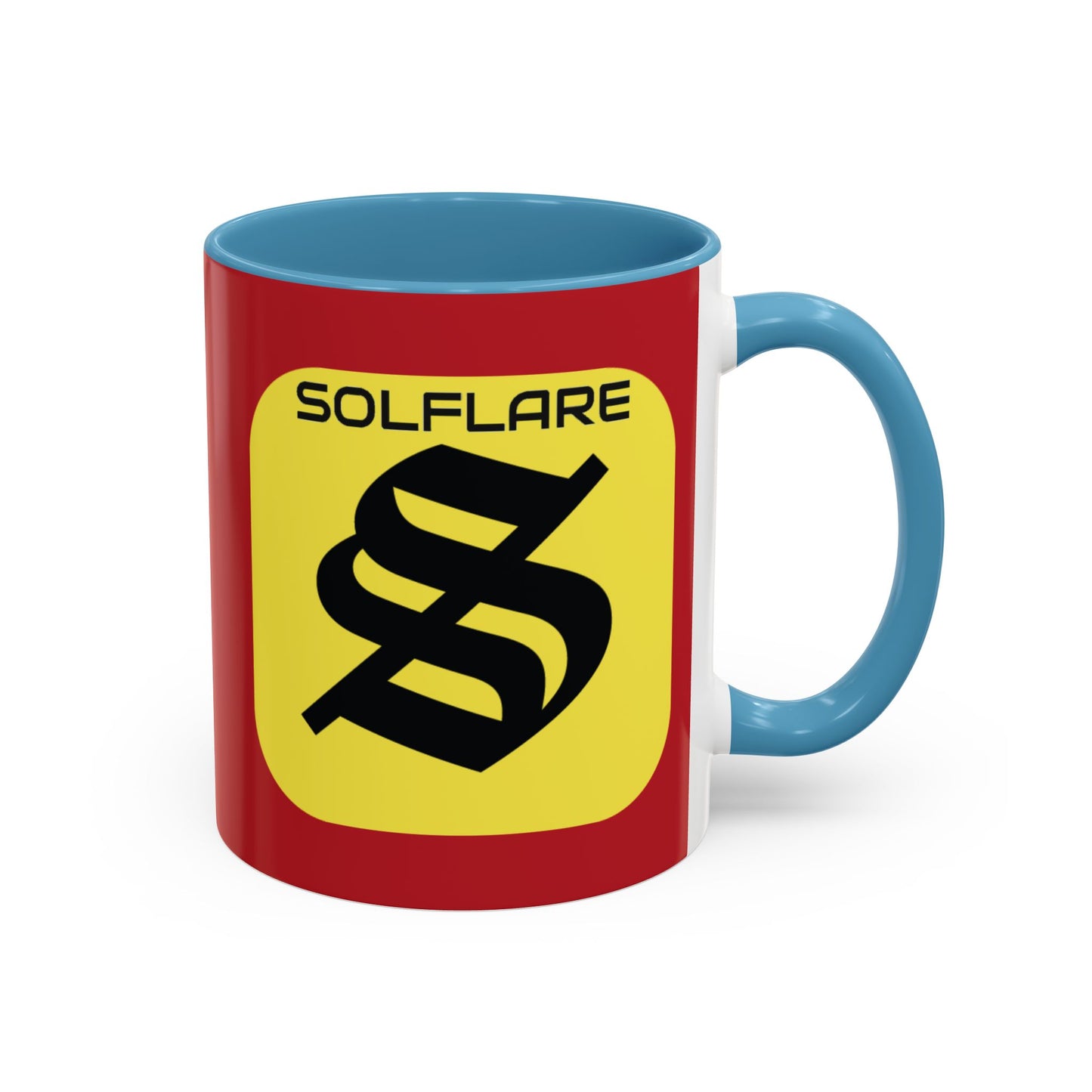 SolflareLogo Red Accent Mug by cypherpunkgear.com