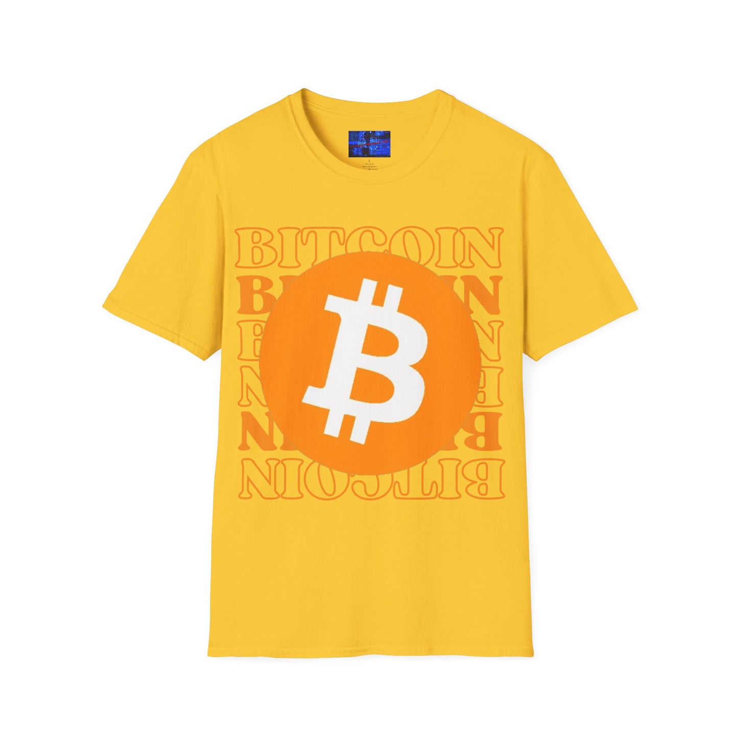Bitcoin Bitcoin Bitcoin (BTC) Light colors Unisex T-Shirt by cypherpunkgear.com