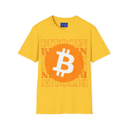 Bitcoin Bitcoin Bitcoin (BTC) Light colors Unisex T-Shirt by cypherpunkgear.com