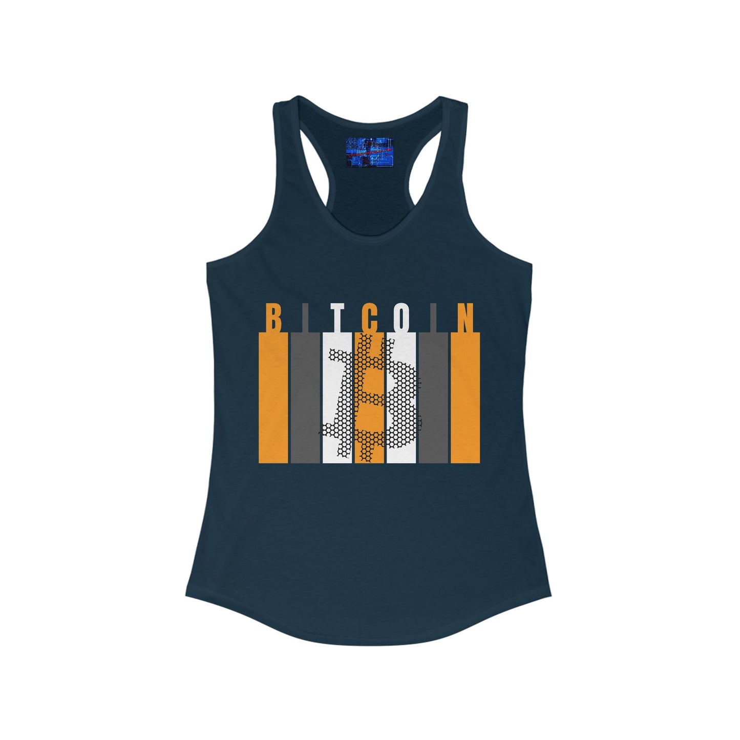 ¡Libertad de Bitcoin por cypherpunkgear! Camiseta sin mangas ideal con espalda cruzada para mujer