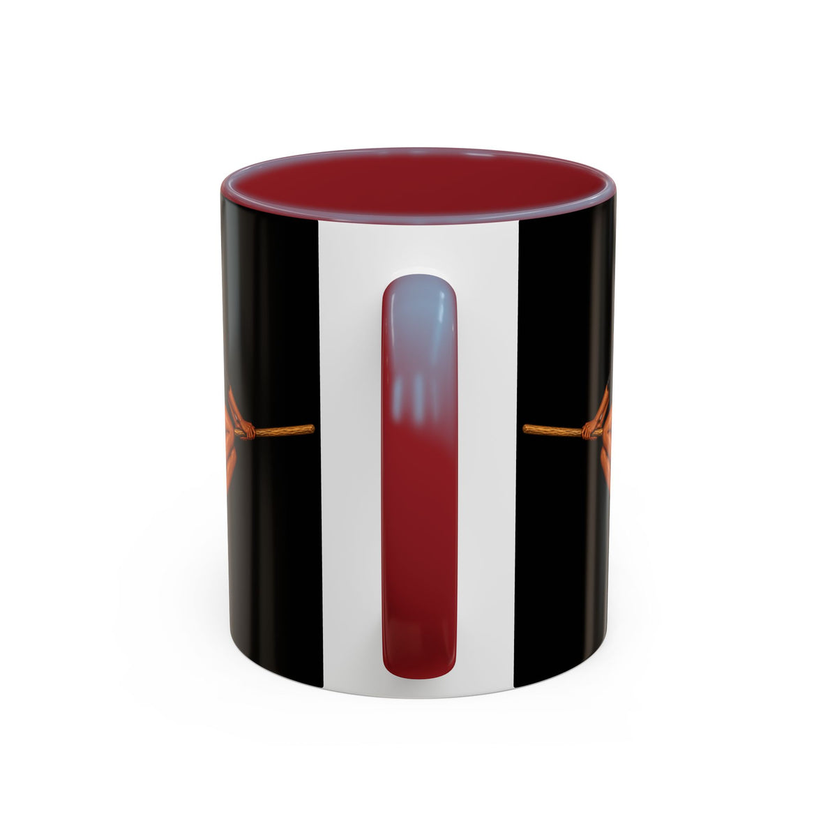 Velvet Vex Black Accent Mug by CreepyCrafts.boo