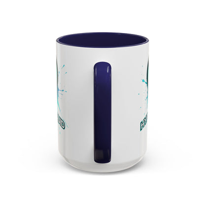 HYPE Drip White Accent Mug by cypherpunkgear.com