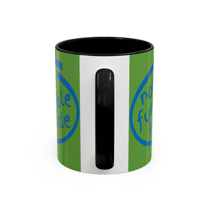Non-Fungible Inside Green Accent Mug by cypherpunkgear.com