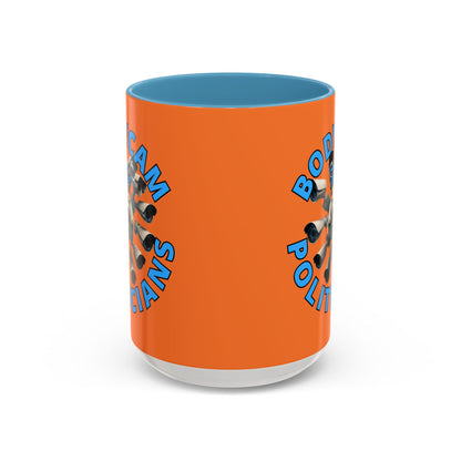 Bodycam the Politicians Cameras Orange Accent Mug by cypherpunkgear.com