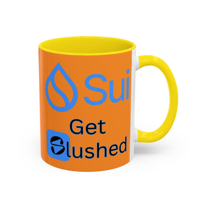 Sui: Get Slushed Orange Accent Mug by cypherpunkgear.com