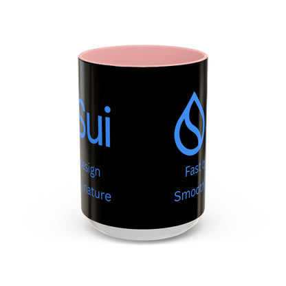 SUI Black Accent Mug by cypherpunkgear.com