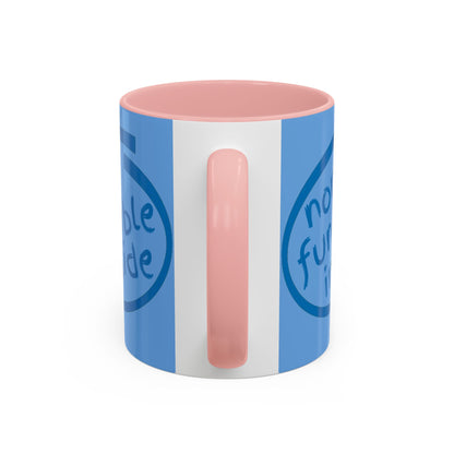 Non-Fungible Inside Light Blue Accent Mug by cypherpunkgear.com