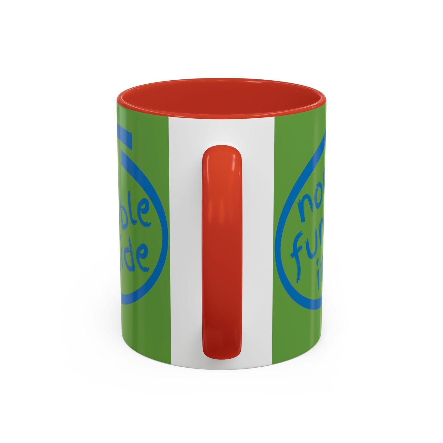 Non-Fungible Inside Green Accent Mug by cypherpunkgear.com