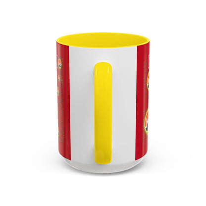 Monero (XMR) don't assume your freedoms are assured Red Accent Mug by cypherpunkgear.com