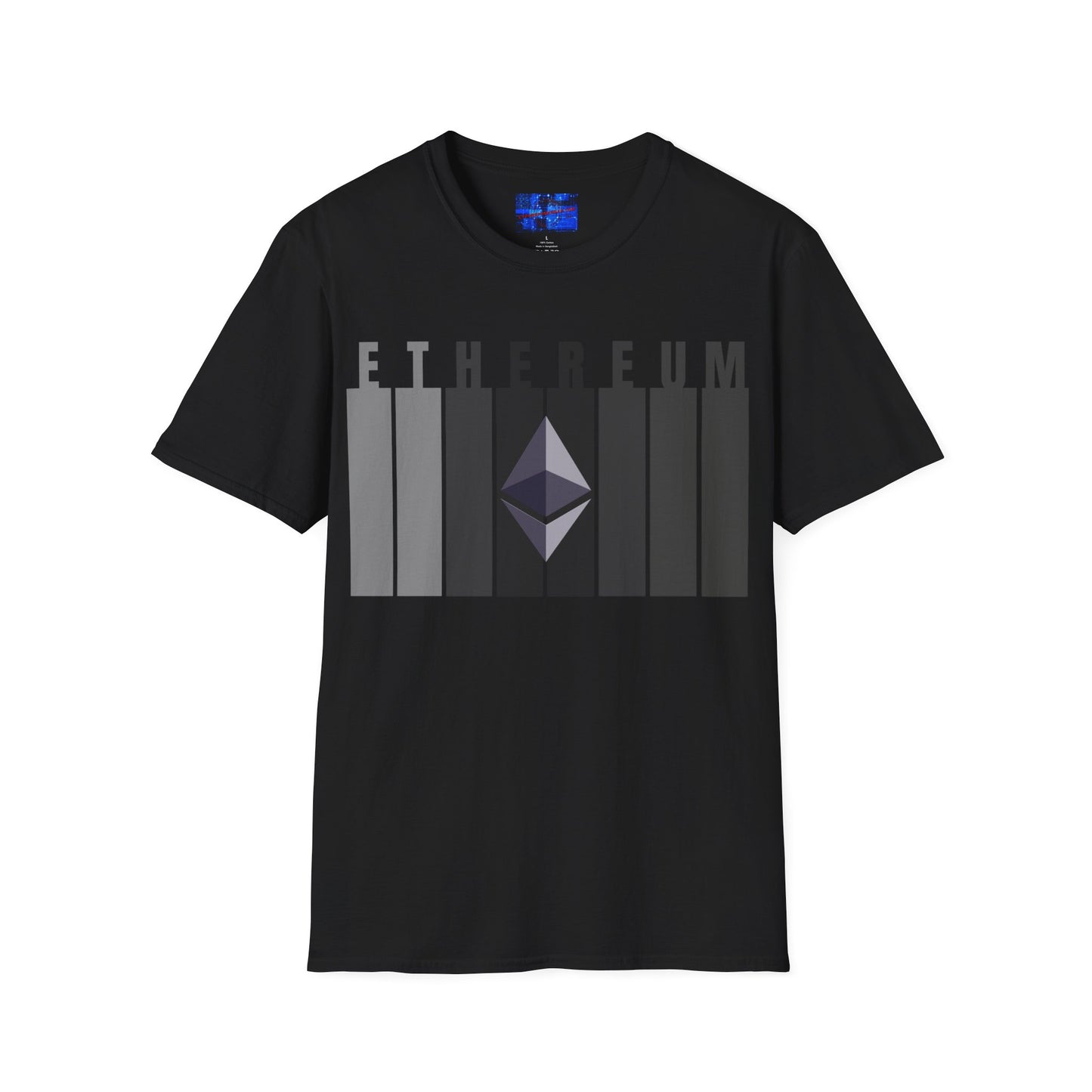 Ethereum (ETH) Dark colors Unisex T-Shirt by cypherpunkgear.com