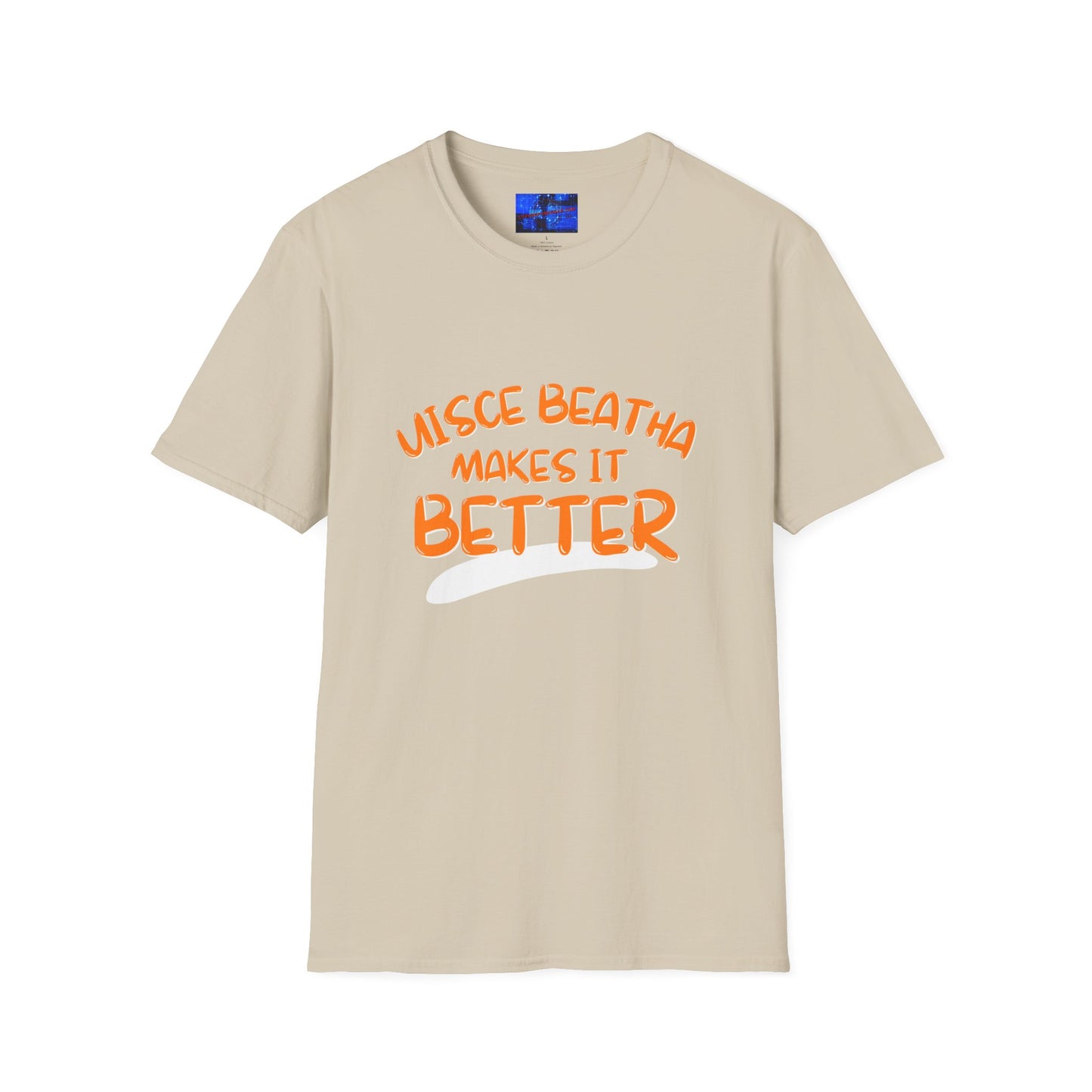 Uisce Beatha makes it better OGfont LTcolors Unisex T-Shirt by cypherpunkgear