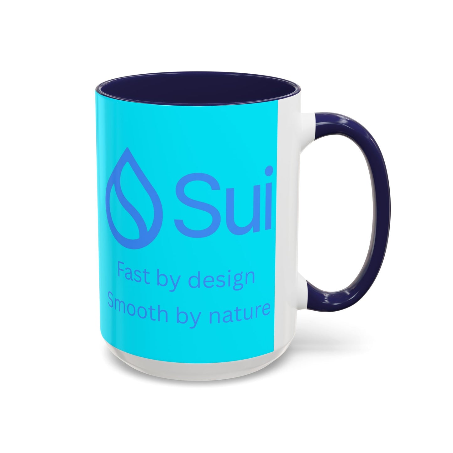 SUI Light Blue Accent Mug by cypherpunkgear.com