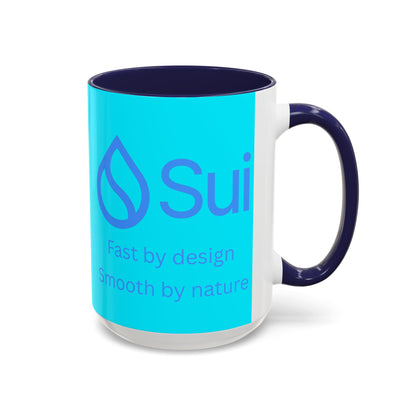 SUI Light Blue Accent Mug by cypherpunkgear.com