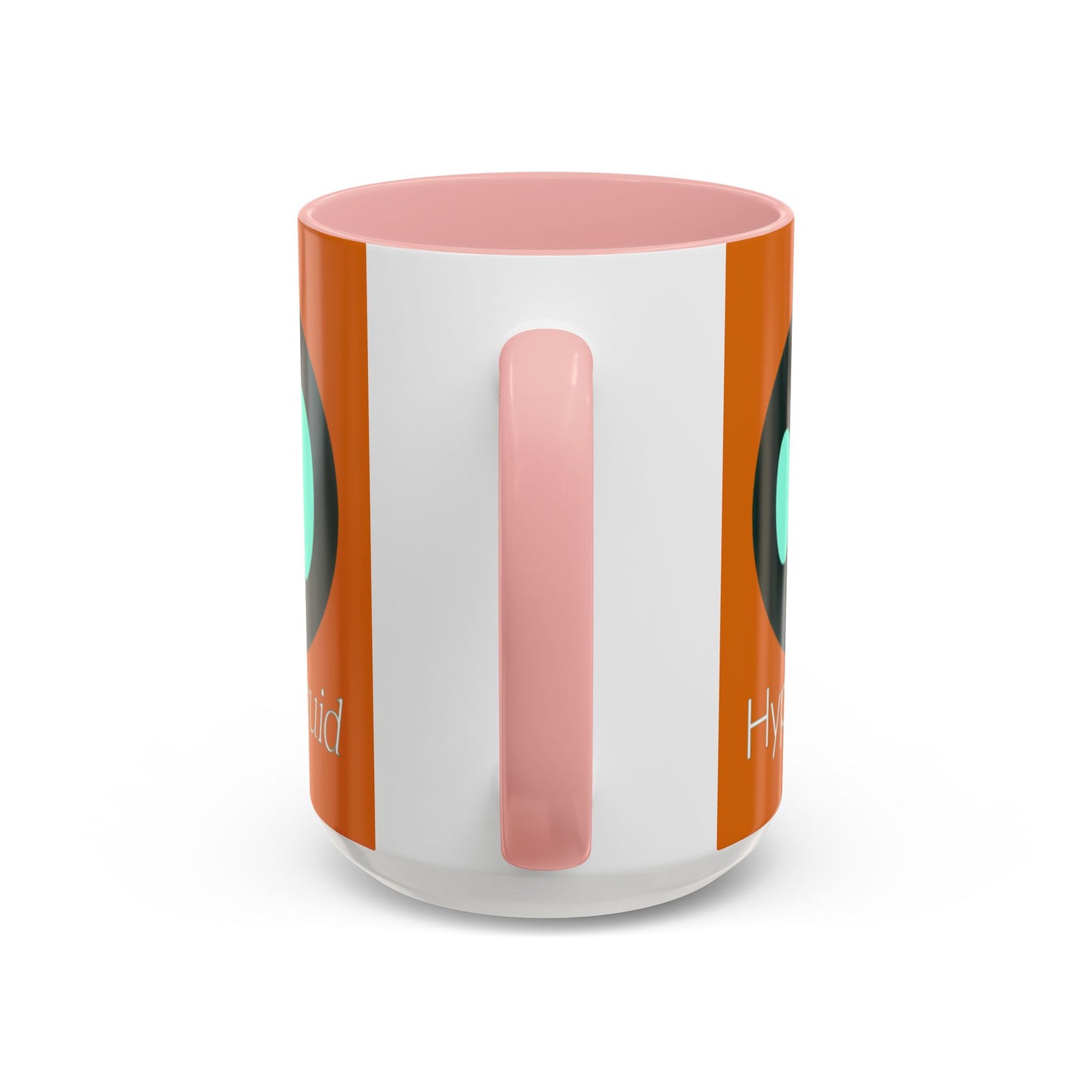 Hyperliquid White font Orange Accent Mug by cypherpunkgear.com