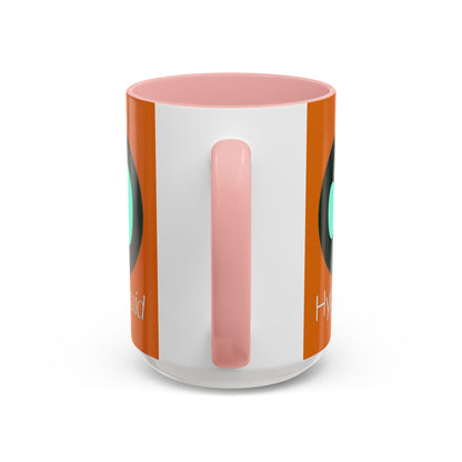 Hyperliquid White font Orange Accent Mug by cypherpunkgear.com