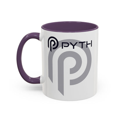 Pyth (PYTH) Accent Mug by cypherpunkgear.com