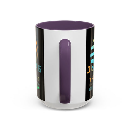 Jupiter (JUP) the best aggregator on Solana Black Accent Mug by cypherpunkgear.com