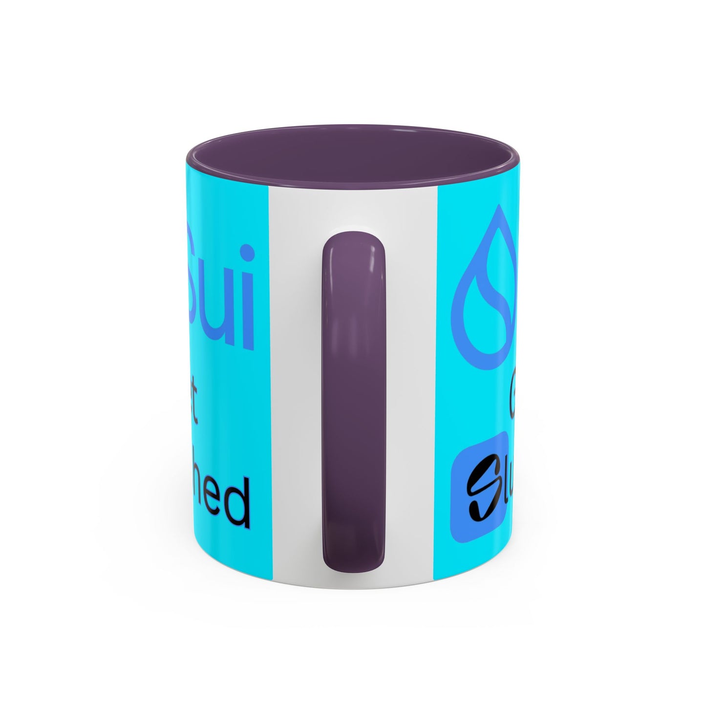 Sui: Get Slushed Light Blue Accent Mug by cypherpunkgear.com