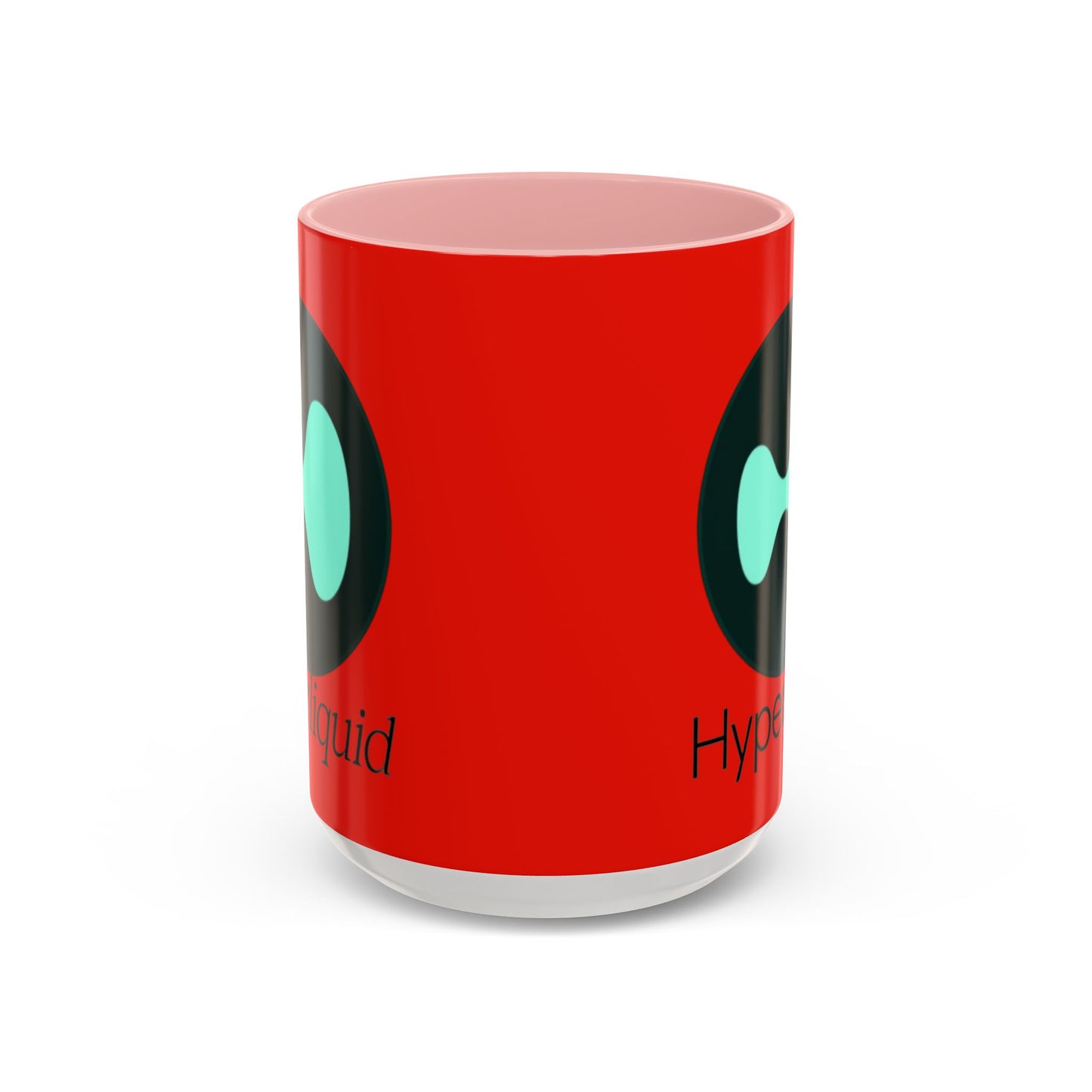 Hyperliquid Black font Red Accent Mug by cypherpunkgear.com