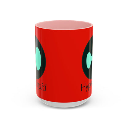 Hyperliquid Black font Red Accent Mug by cypherpunkgear.com