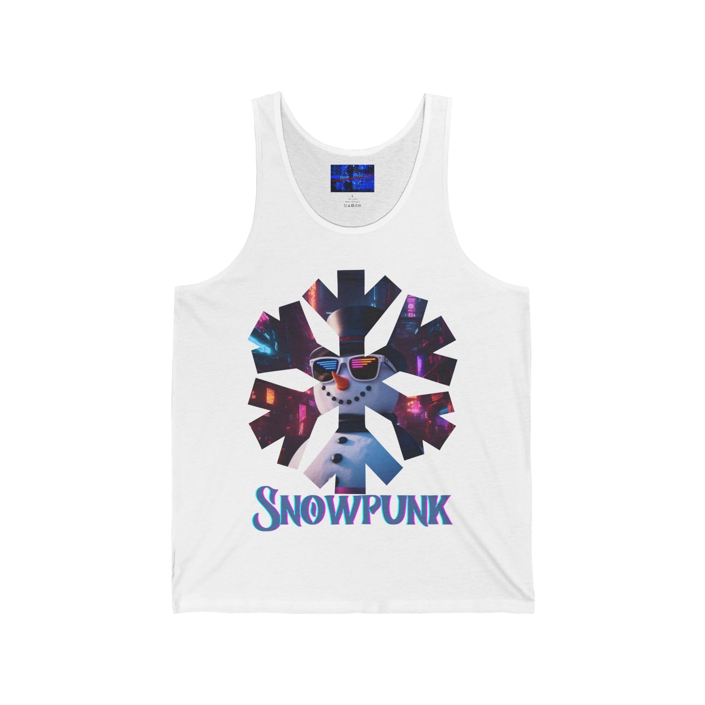 Snowpunk Unisex Jersey Tank Top by cypherpunkgear.com