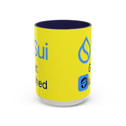 Sui: Get Slushed Yellow Accent Mug by cypherpunkgear.com