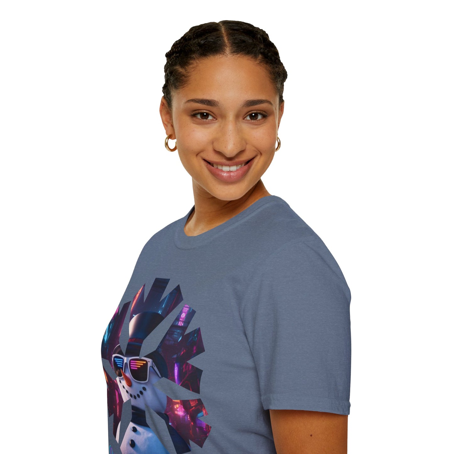 Snowpunk Dark colors Unisex T-Shirt by cypherpunkgear.com