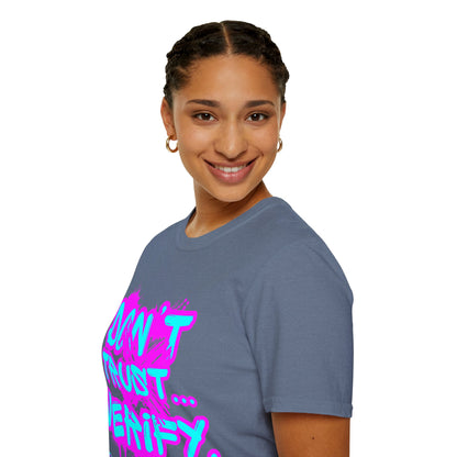 Don't Trust...Verify. Dark colors Unisex T-Shirt by cypherpunkgear.com